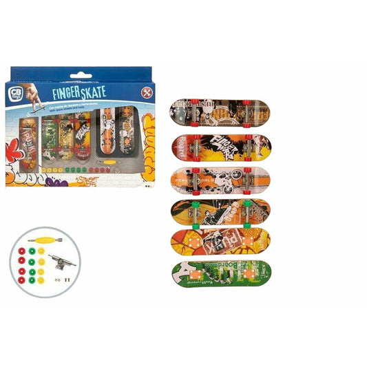 Set de skateboard pentru degete Colorbaby 10 x 3 cm 24 Piese - Jucarii si jocuri, Vehicule