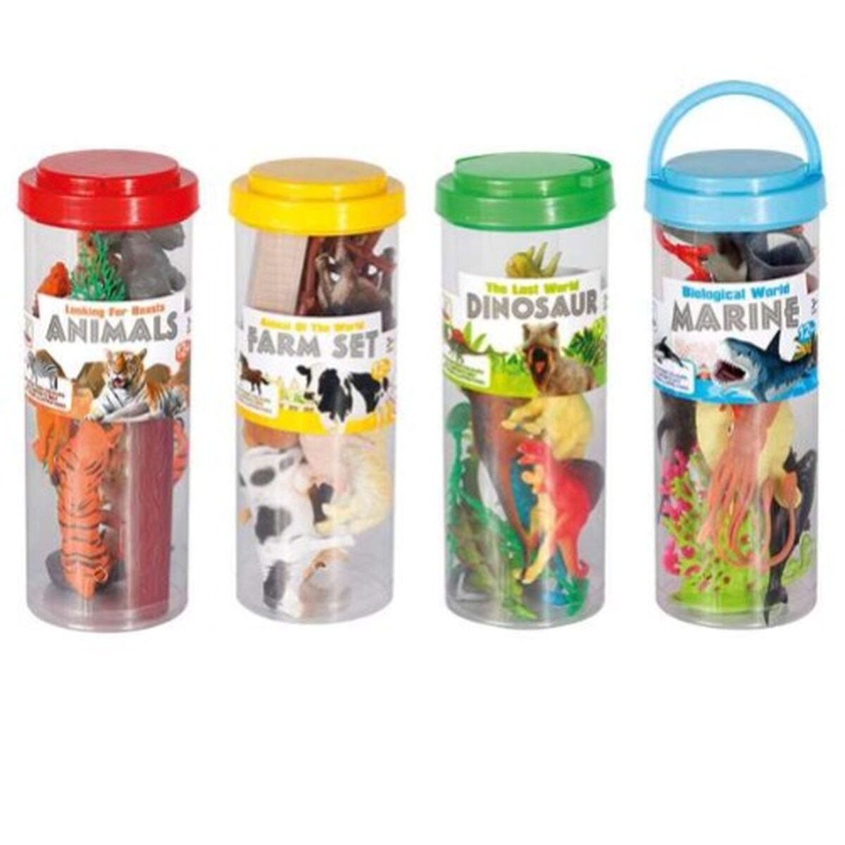 Set de Animale Sălbatice 12 Piese 1 Unități - Jucarii si jocuri, Păpuși și figurine