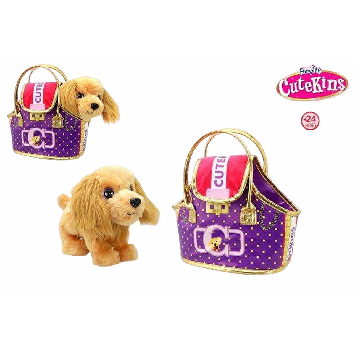 Jucărie de Pluș Colorbaby Cutekins Câine - Jucarii si jocuri, Jucării de pluș