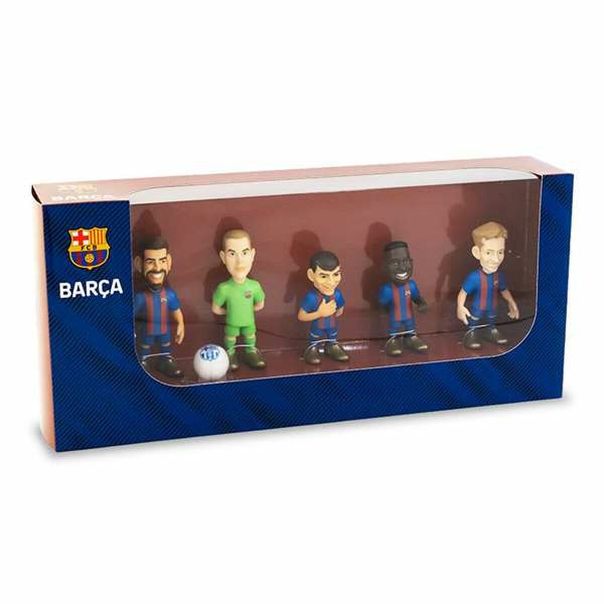 Set de figurine Minix FC Barcelona 7 cm 5 Piese - Jucarii si jocuri, Păpuși și figurine