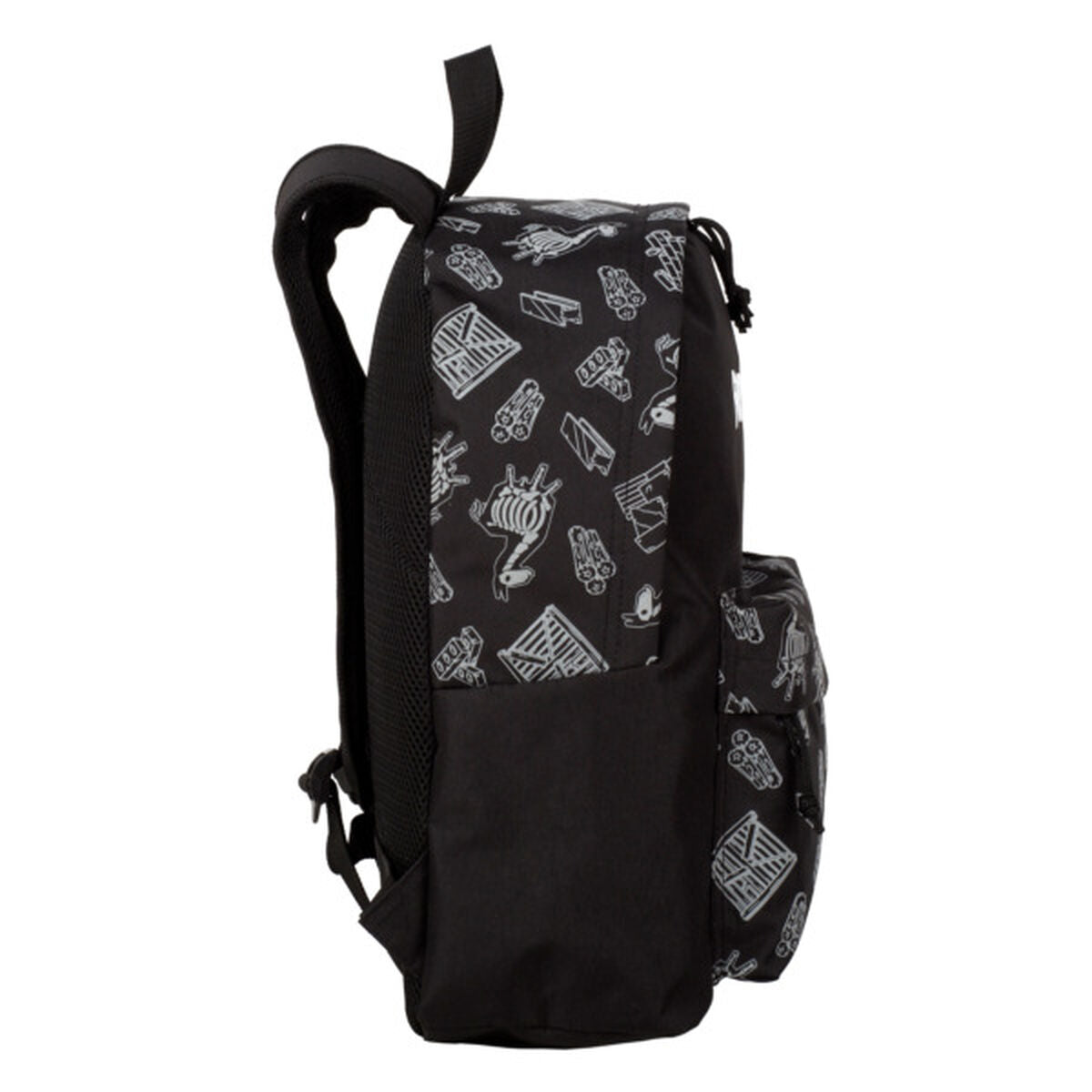 Ghiozdan Fortnite Dark black Negru 41 x 31 x 13,5 cm Reflectorizant/ă - Birou și papetărie, Material școlar și educațional