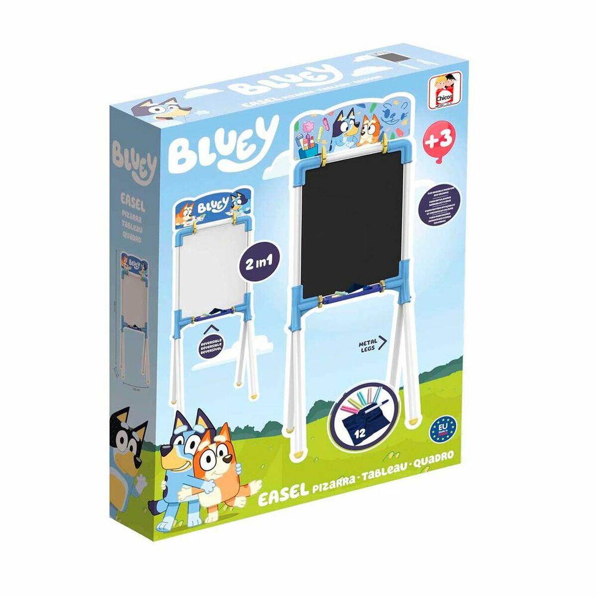 Tablă cu Două Fețe Chicos Bluey 37 x 32 x 98 cm - Jucarii si jocuri, Activități creative