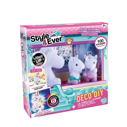 Unicorn Luminos Canal Toys Style 4 Ever Alb Multicolor - Jucarii si jocuri, Activități creative