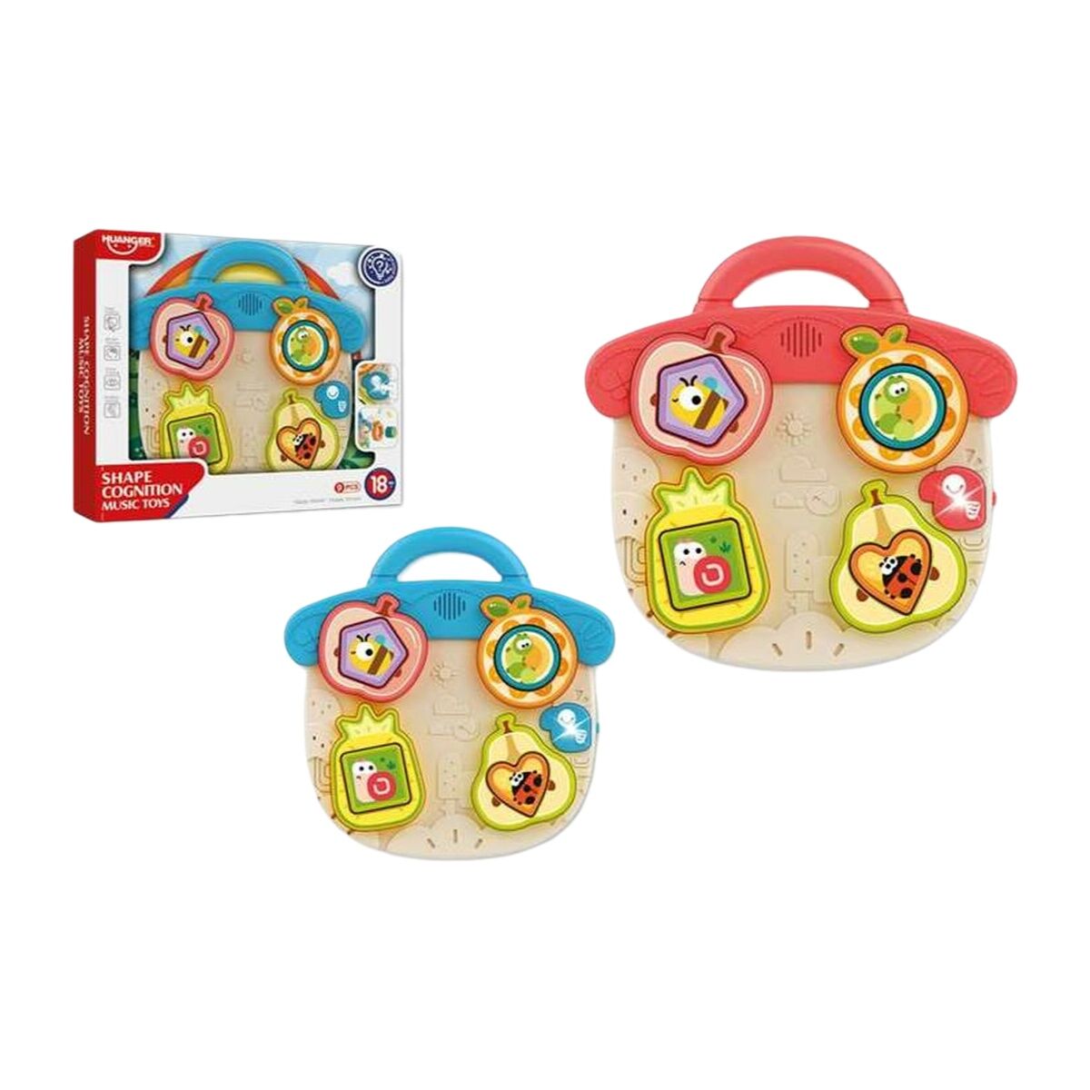 Jucărie interactivă pentru bebeluși 26 x 4 cm Servietă - Bebelus, Jucăriile copilăriei timpurii