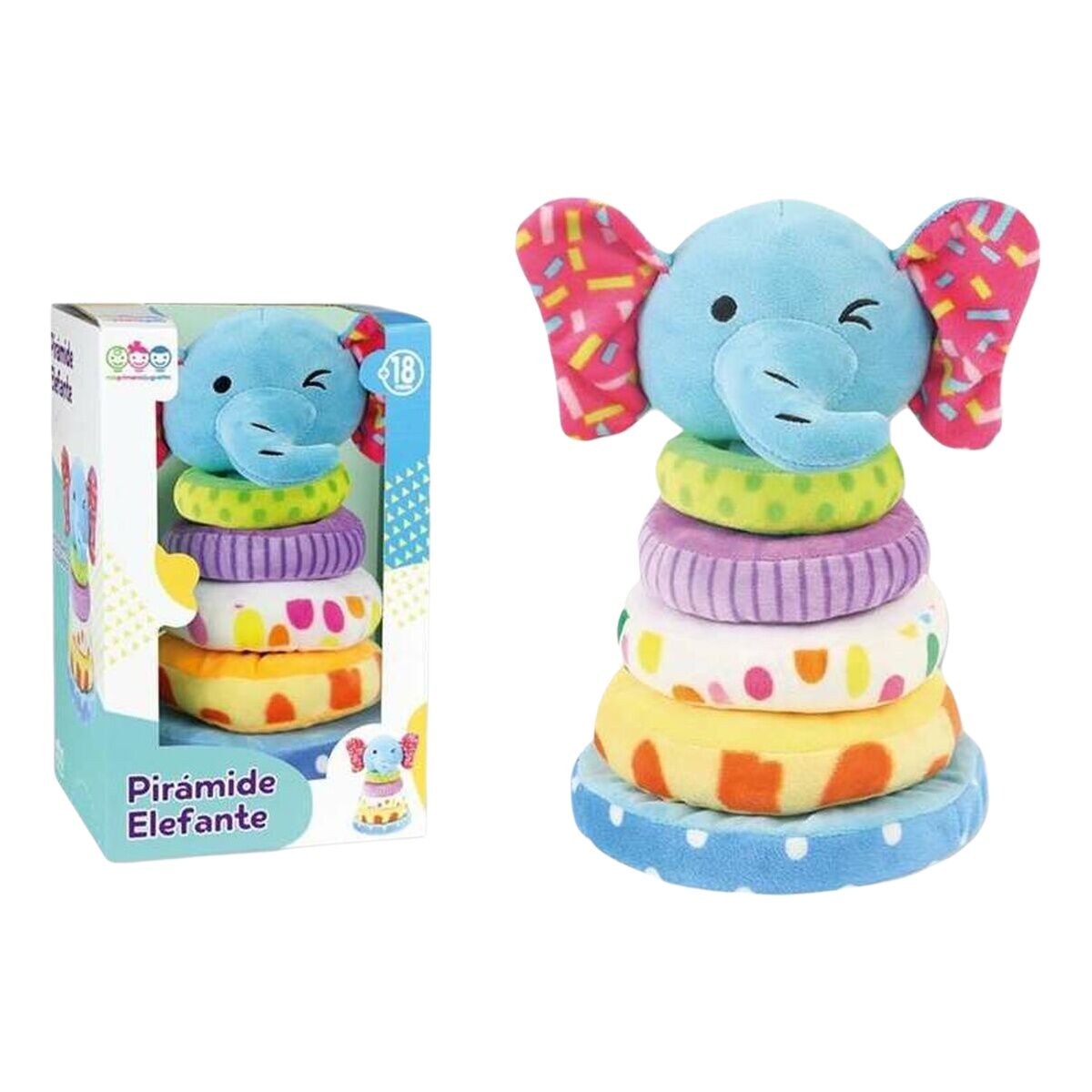 Blocuri Stivuibile 25 x 16 x 15 cm - Bebelus, Jucăriile copilăriei timpurii