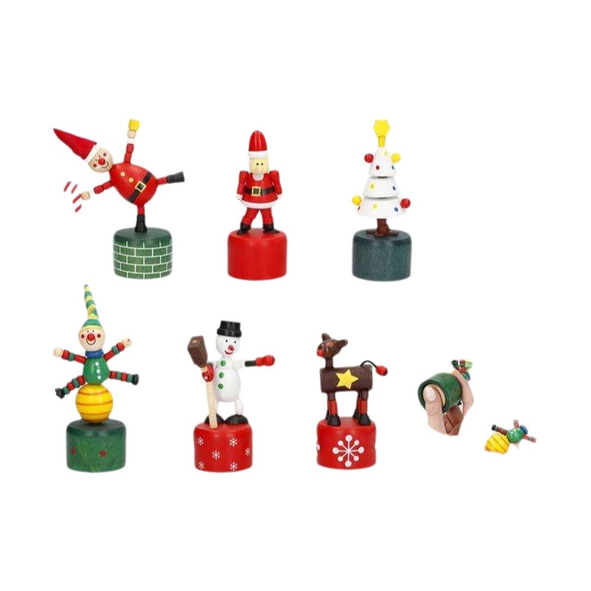 Marionetă de Crăciun pentru degete Colorbaby - Jucarii si jocuri, Marionete și păpuși