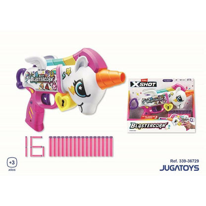 Pistol cu Săgeți Zuru X-Shot Blastercorn Unicorn - Jucarii si jocuri, În aer liber și sport