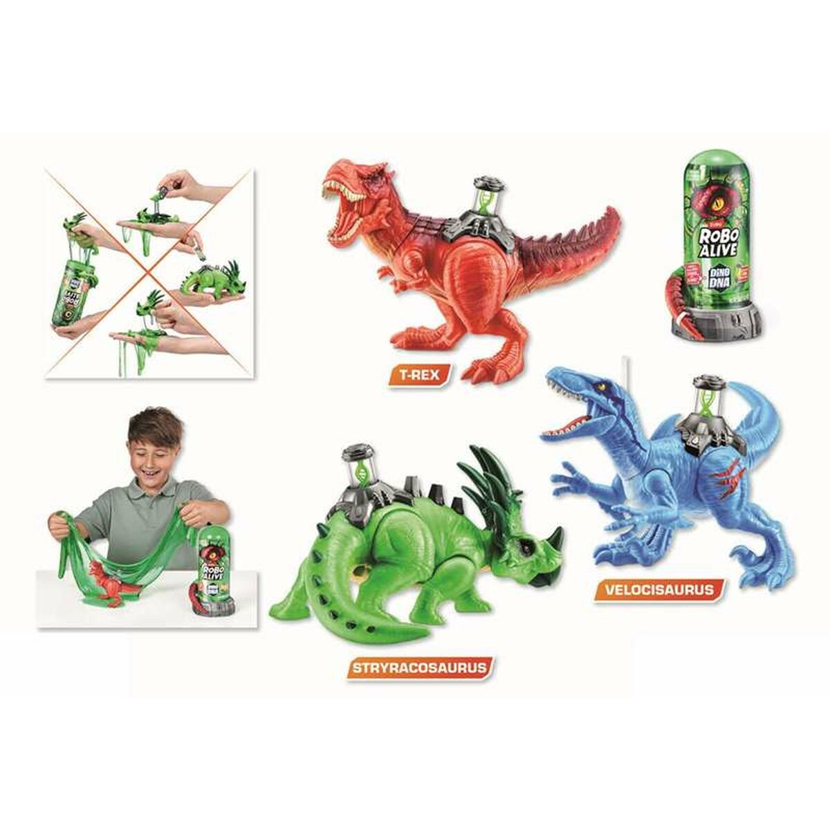 Figurine de Acțiune Zuru Robo Alive Dino Dna - Jucarii si jocuri, Păpuși și figurine