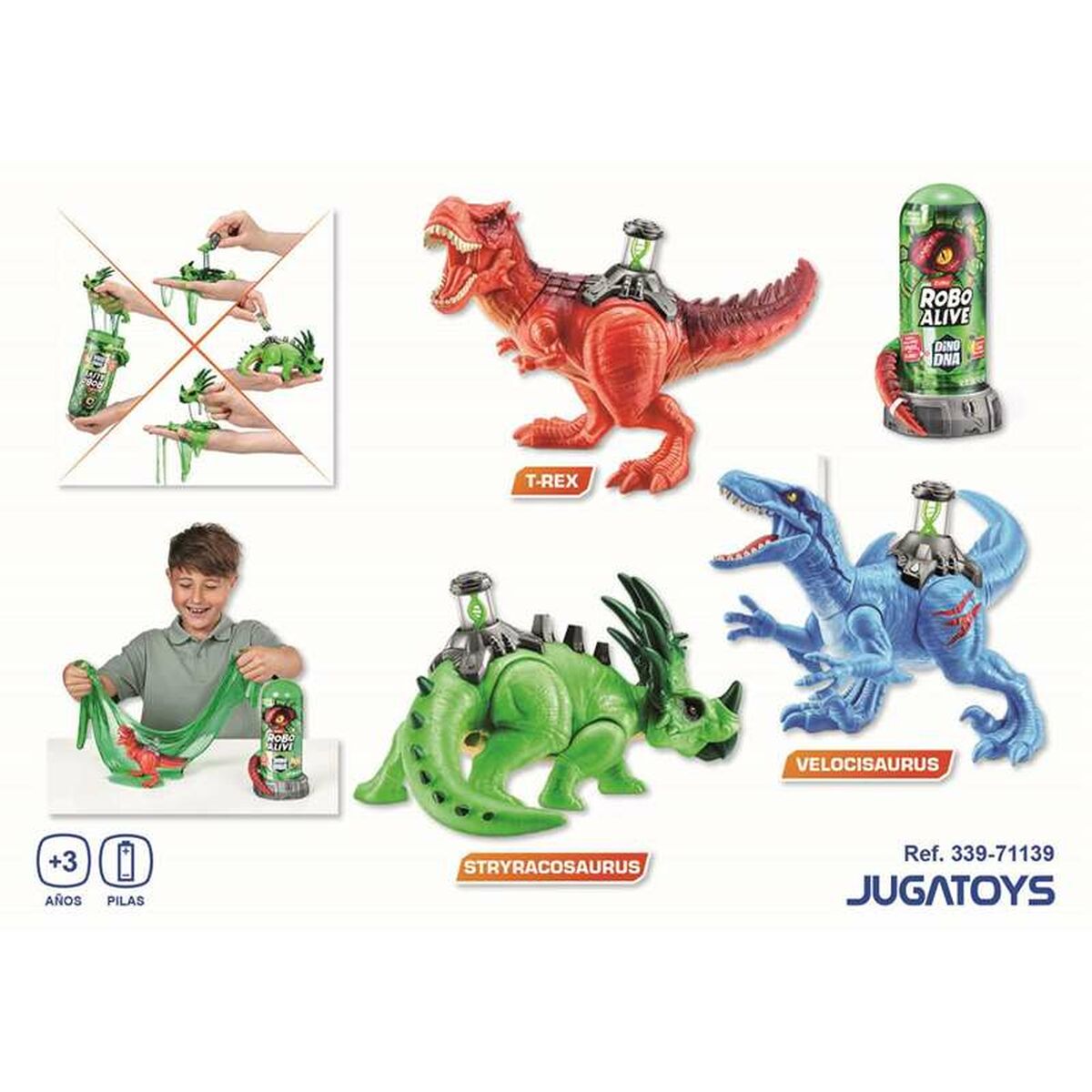 Figurine de Acțiune Zuru Robo Alive Dino Dna - Jucarii si jocuri, Păpuși și figurine