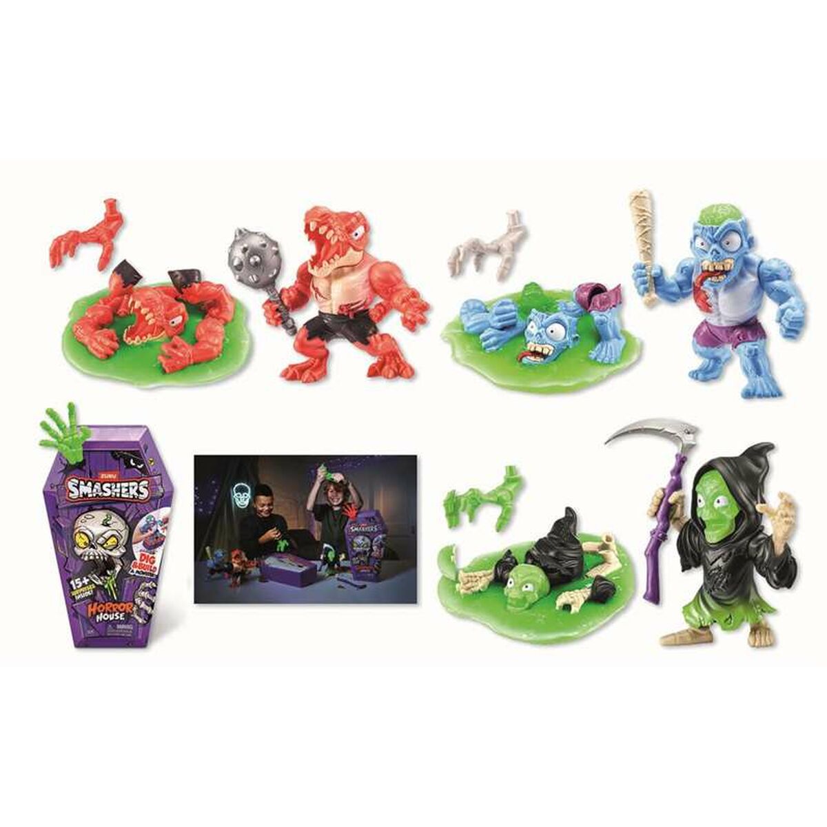 Figurine de Acțiune Zuru Smashers Horror House 30 x 15 cm 35 x 15 cm - Jucarii si jocuri, Păpuși și figurine