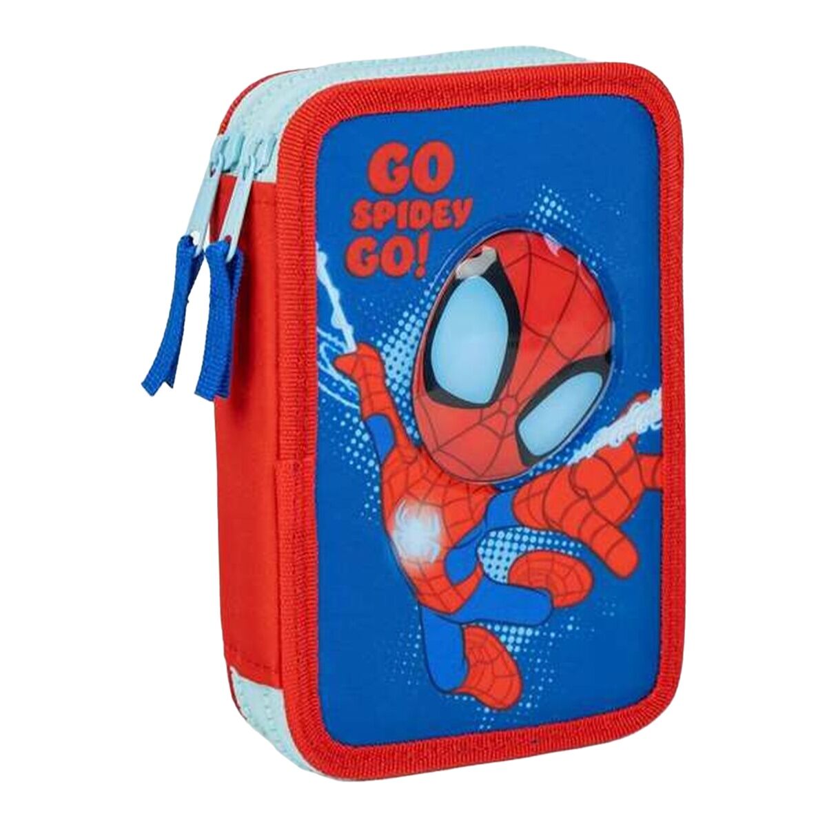 Penar Școlar Spidey Albastru 12,5 x 19,5 x 4,5 cm - Birou și papetărie, Material școlar și educațional