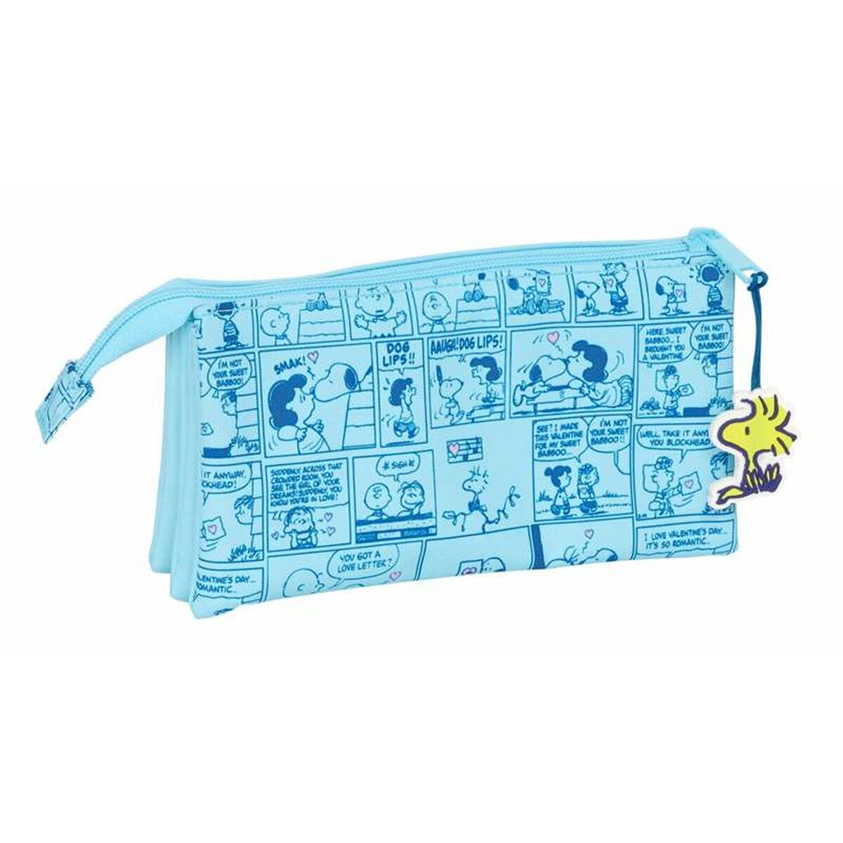 Geantă Universală Snoopy Love Albastru deschis 22 x 12 x 3 cm - Birou și papetărie, Material școlar și educațional