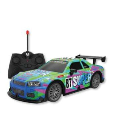 Mașină Radio Control Lumi Albastru Verde 1:22 20 x 8 x 6 cm - Jucarii si jocuri, Vehicule