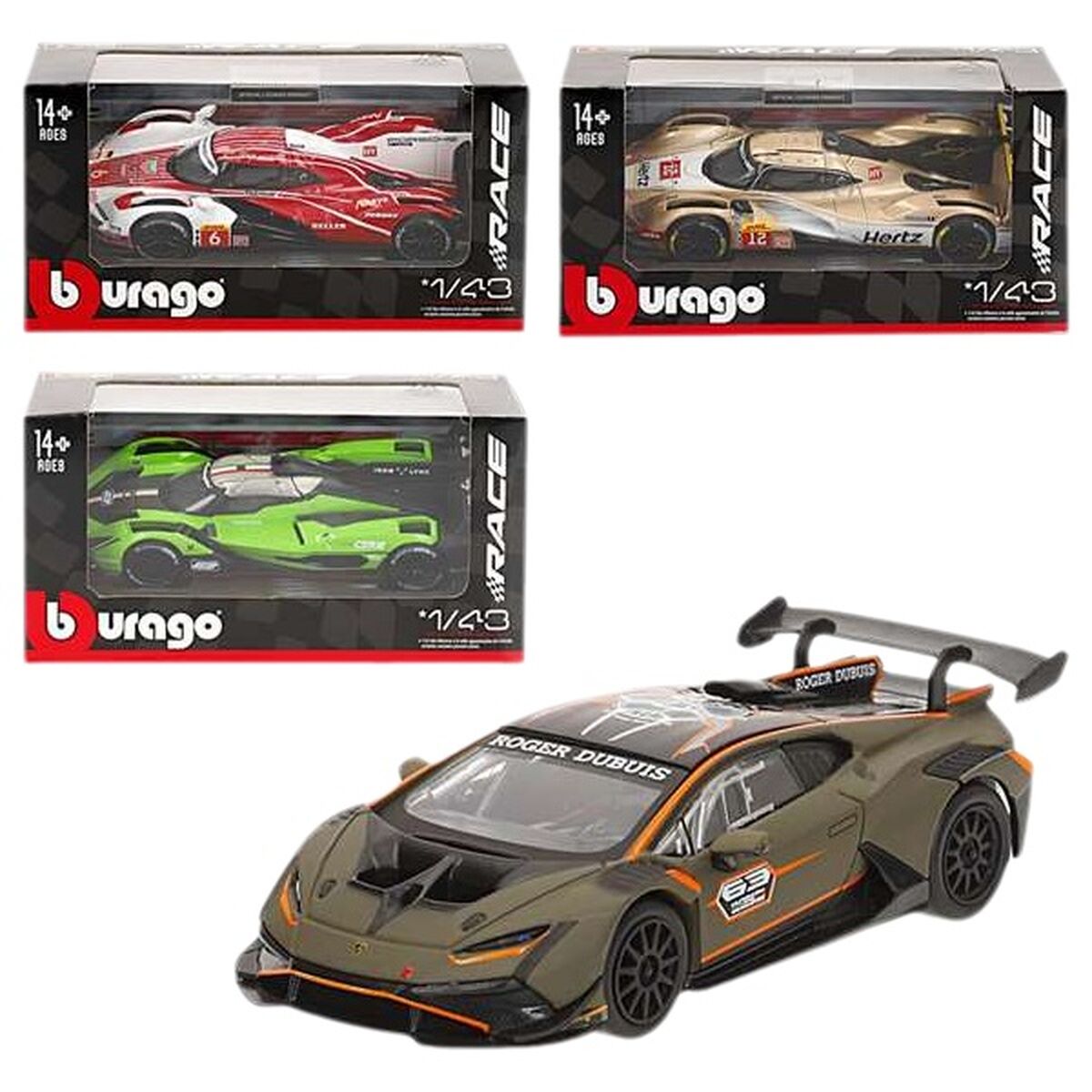 Mașină Bburago Racing Series 2025 V1 1:43 - Jucarii si jocuri, Vehicule