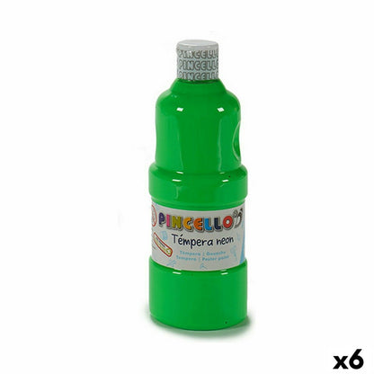 Tempera Pincello Neon Verde 400 ml (6 Unități) - Birou și papetărie, Arte și Meserii