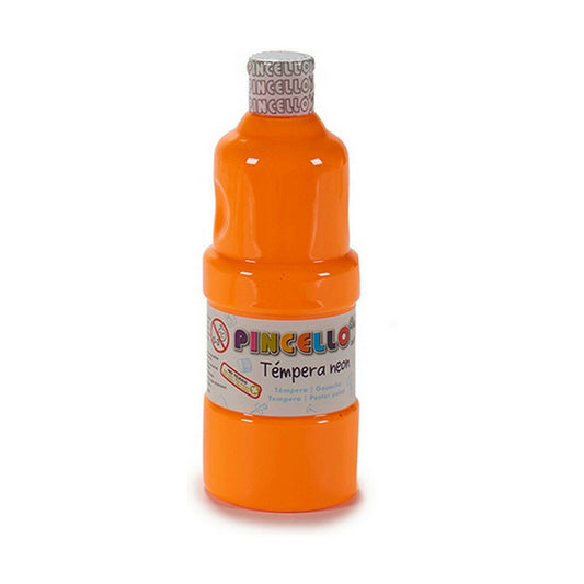 Tempera Pincello Neon Portocaliu 400 ml (6 Unități) - Birou și papetărie, Arte și Meserii
