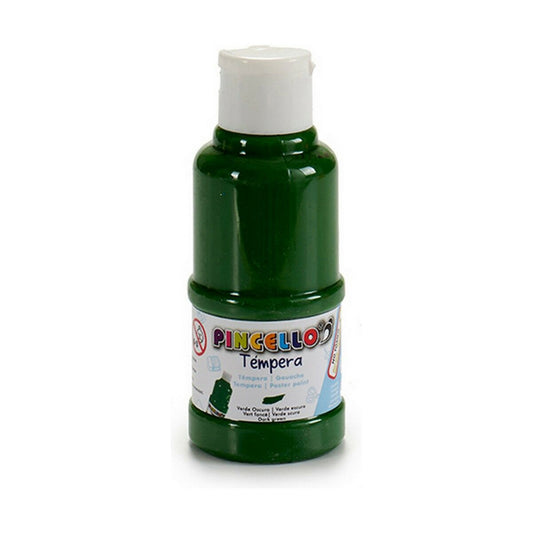 Tempera Pincello Verde inchis 120 ml (12 Unități) - Birou și papetărie, Arte și Meserii