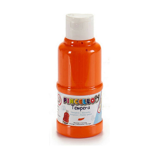 Tempera Pincello Portocaliu 120 ml (12 Unități) - Birou și papetărie, Arte și Meserii
