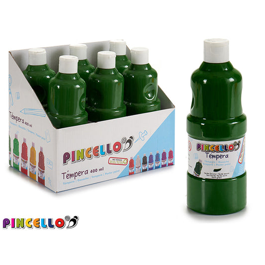 Tempera Pincello Verde inchis 400 ml (6 Unități) - Birou și papetărie, Arte și Meserii