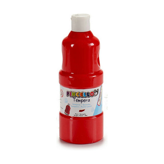 Tempera Pincello Roșu 400 ml (6 Unități) - Birou și papetărie, Arte și Meserii
