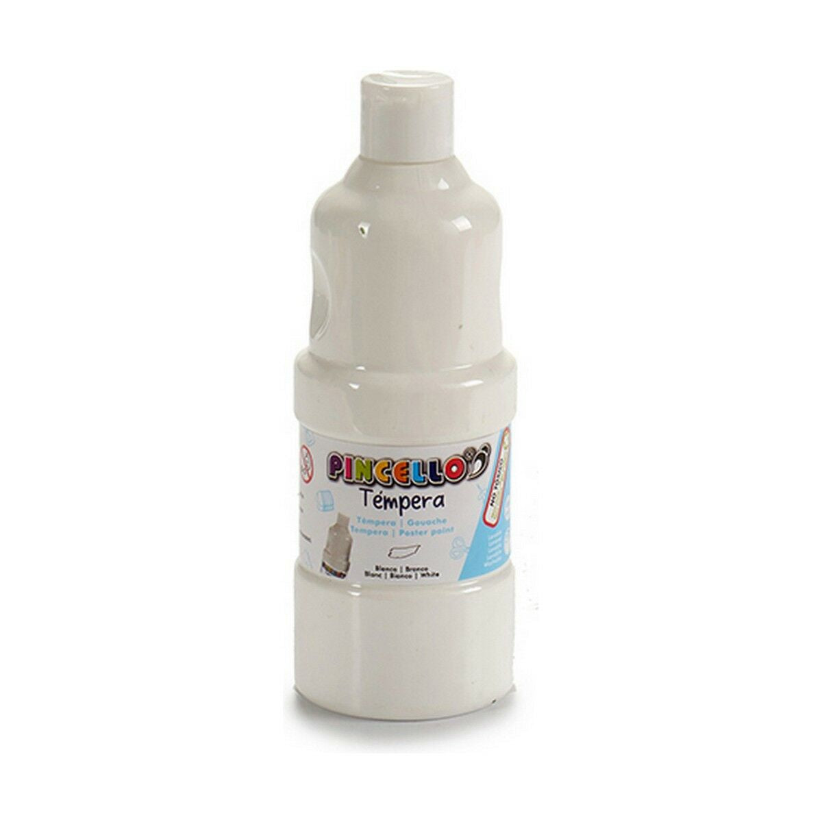 Tempera Pincello Alb 400 ml (6 Unități) - Birou și papetărie, Arte și Meserii