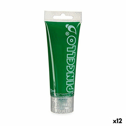 Vopsea acrilică Pincello AC75-3 Verde inchis 75 ml (12 Unități) - Birou și papetărie, Arte și Meserii