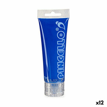 Vopsea acrilică Pincello AC75-4 Albastru închis 75 ml (12 Unități) - Birou și papetărie, Arte și Meserii