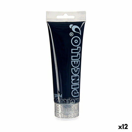 Vopsea acrilică Pincello AC120-12 Negru 120 ml (12 Unități) - Birou și papetărie, Arte și Meserii