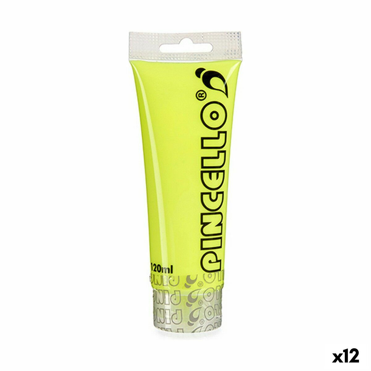 Vopsea acrilică Pincello Neon Galben 120 ml (12 Unități) - Birou și papetărie, Arte și Meserii