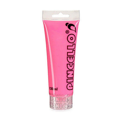 Vopsea acrilică Pincello Neon Roz 120 ml (12 Unități) - Birou și papetărie, Arte și Meserii