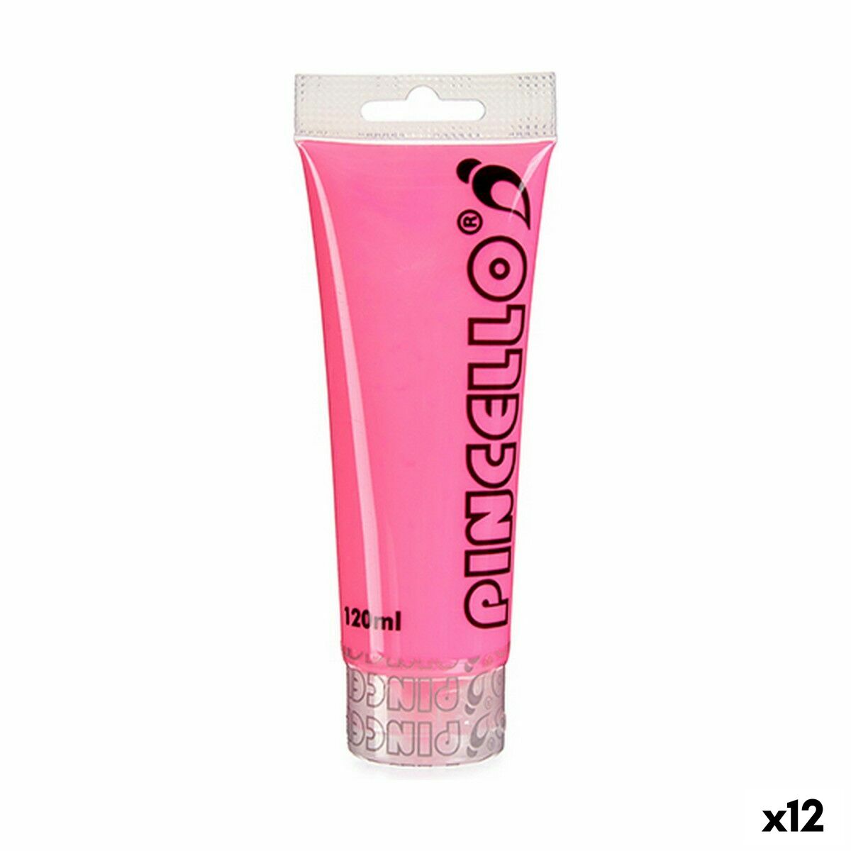 Vopsea acrilică Pincello Neon Roz 120 ml (12 Unități) - Birou și papetărie, Arte și Meserii