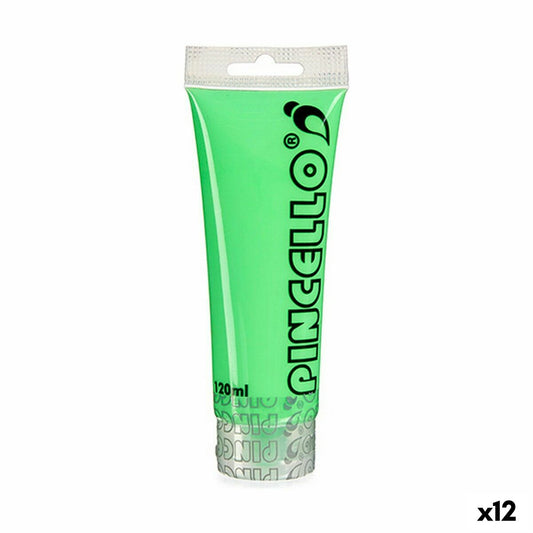 Vopsea acrilică Pincello Neon Verde 120 ml (12 Unități) - Birou și papetărie, Arte și Meserii