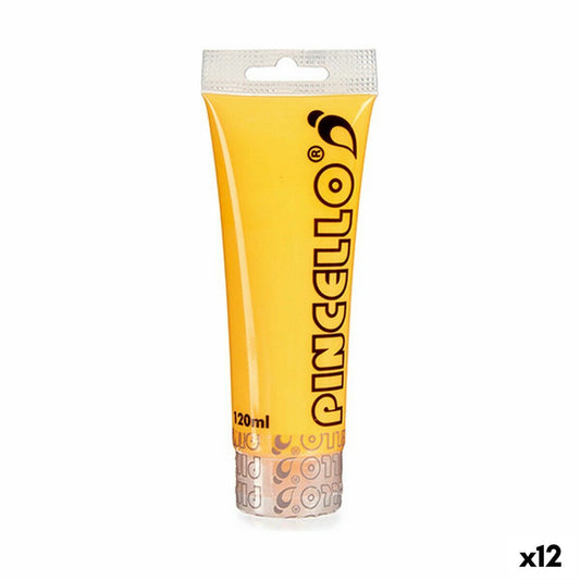 Vopsea acrilică Pincello Neon Portocaliu 120 ml (12 Unități) - Birou și papetărie, Arte și Meserii