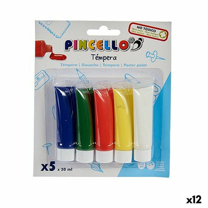 Tempera Pincello Multicolor 30 ml (12 Unități) - Birou și papetărie, Arte și Meserii
