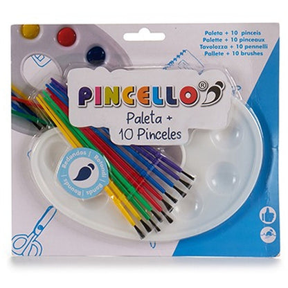 Set de pictură Pincello Multicolor (12 Unități) - Birou și papetărie, Arte și Meserii