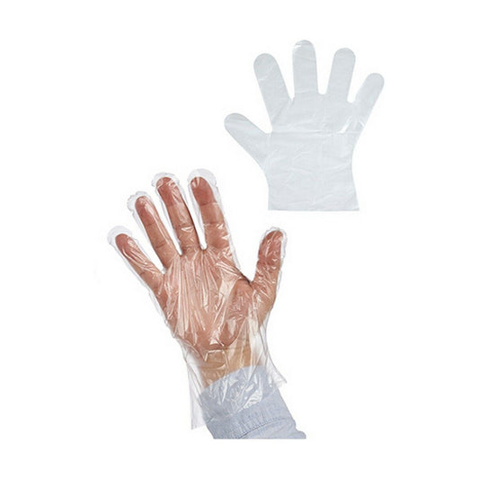 Mănuși de unică folosință Set Transparent Plastic (12 Unități) - DIY și instrumente, Prevenire și siguranță
