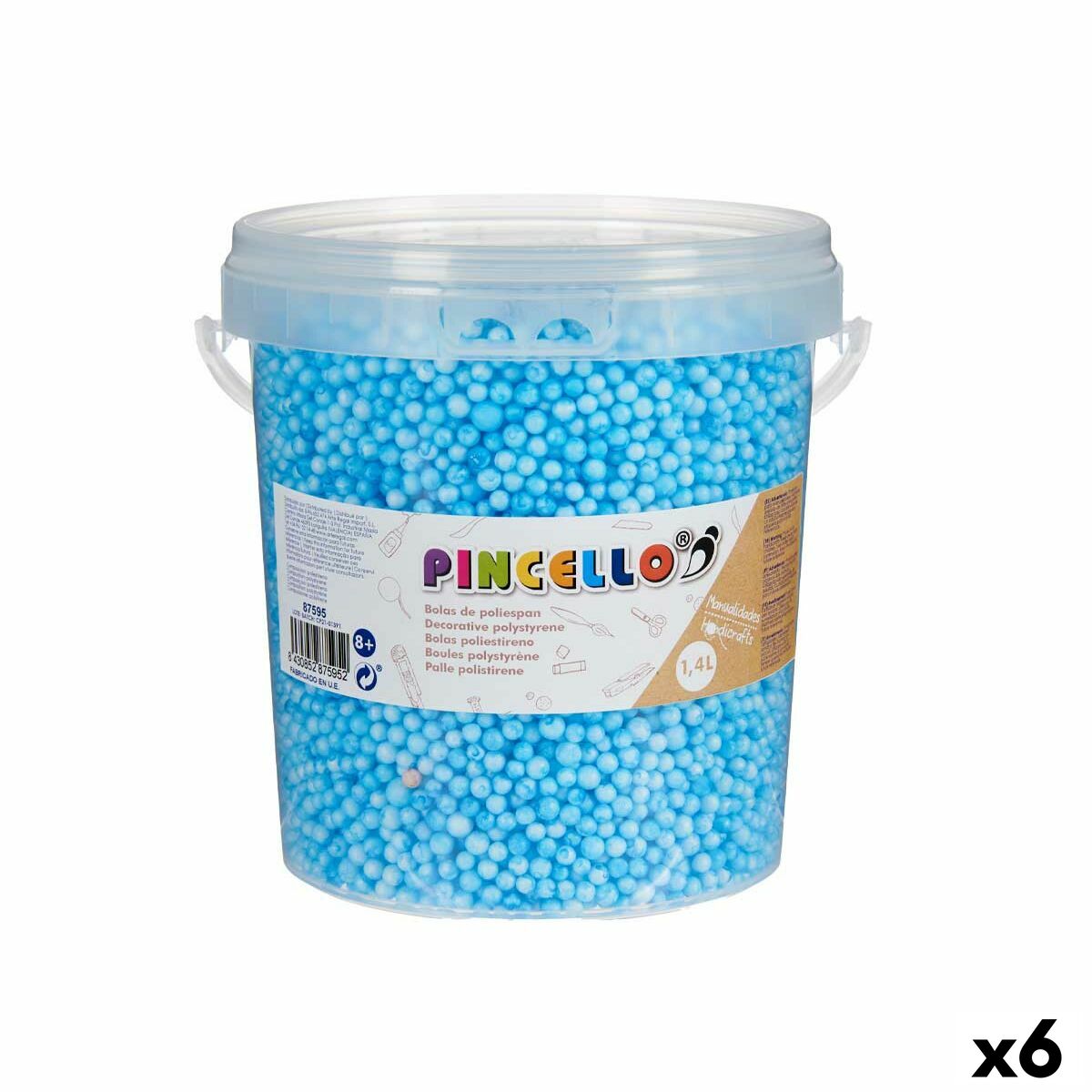 Materiale pentru artizanat Pincello POLIESPAN-AZ 13,5 x 14 x 14 cm Mingi 6 Unități - Jucarii si jocuri, Activități creative