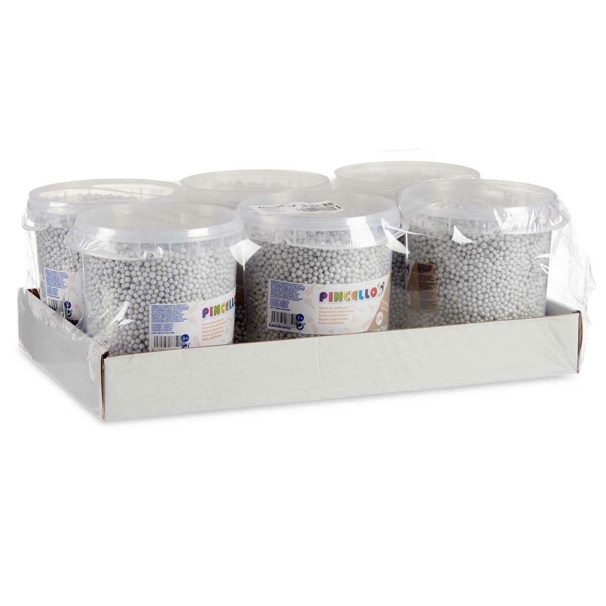 Materiale pentru artizanat Pincello POLIESPAN-GR 13,5 x 14 x 14,5 cm Mingi 6 Unități - Jucarii si jocuri, Activități creative