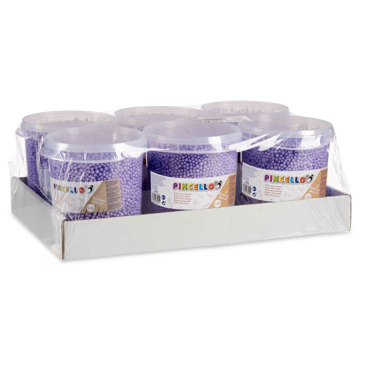 Materiale pentru artizanat Pincello POLIESPAN-LI 13,5 x 14 x 14,5 cm Mingi 6 Unități - Jucarii si jocuri, Activități creative