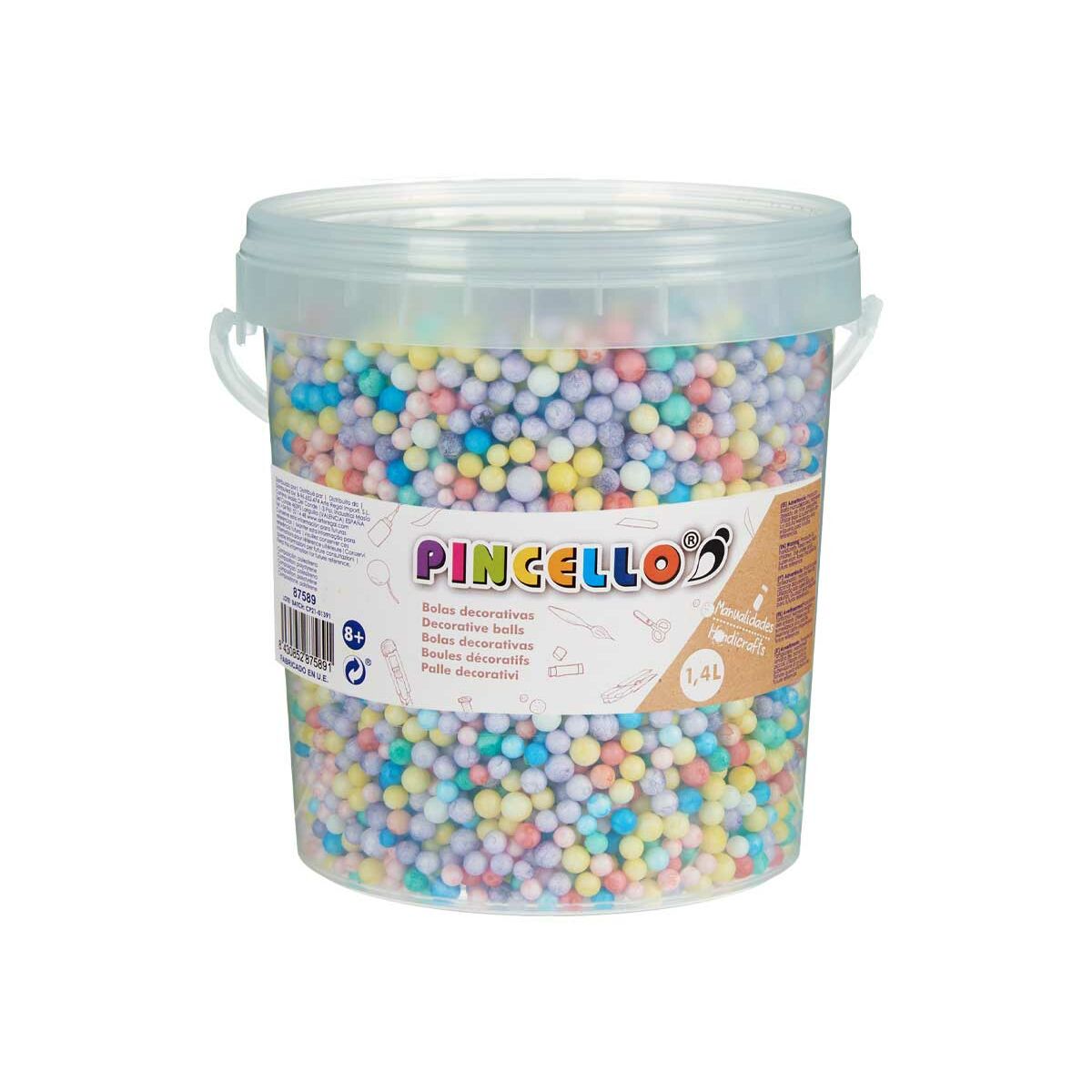 Materiale pentru artizanat Pincello POLIESPAN-MULTI 13,5 x 14 x 14,5 cm Mingi 6 Unități - Jucarii si jocuri, Activități creative
