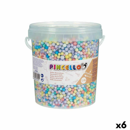 Materiale pentru artizanat Pincello POLIESPAN-MULTI 13,5 x 14 x 14,5 cm Mingi 6 Unități - Jucarii si jocuri, Activități creative