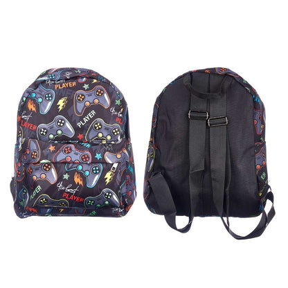 Ghiozdan Pincello Games Multicolor 28 x 12 x 22 cm (12 Unități) - Birou și papetărie, Material școlar și educațional