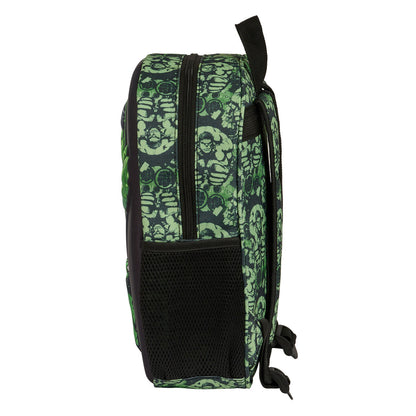 Rucsac pentru Copii 3D Hulk Negru Verde 27 x 33 x 10 cm - Birou și papetărie, Material școlar și educațional