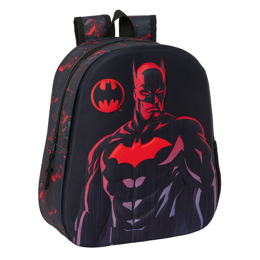 Rucsac pentru Copii 3D Batman Negru 27 x 33 x 10 cm - Birou și papetărie, Material școlar și educațional