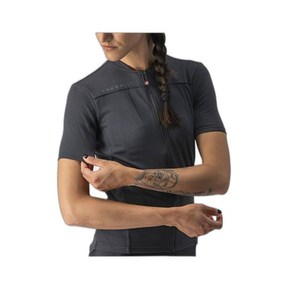 Tricou de ciclism Castelli Anima 3 Negru - Sport și în aer liber, Ciclism