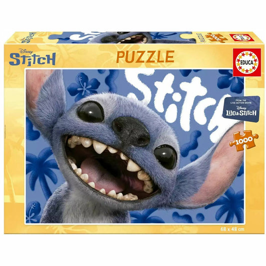 Puzzle Educa Stitch Live Action 1000 Piese - Jucarii si jocuri, Puzzle-uri și puzzle-uri