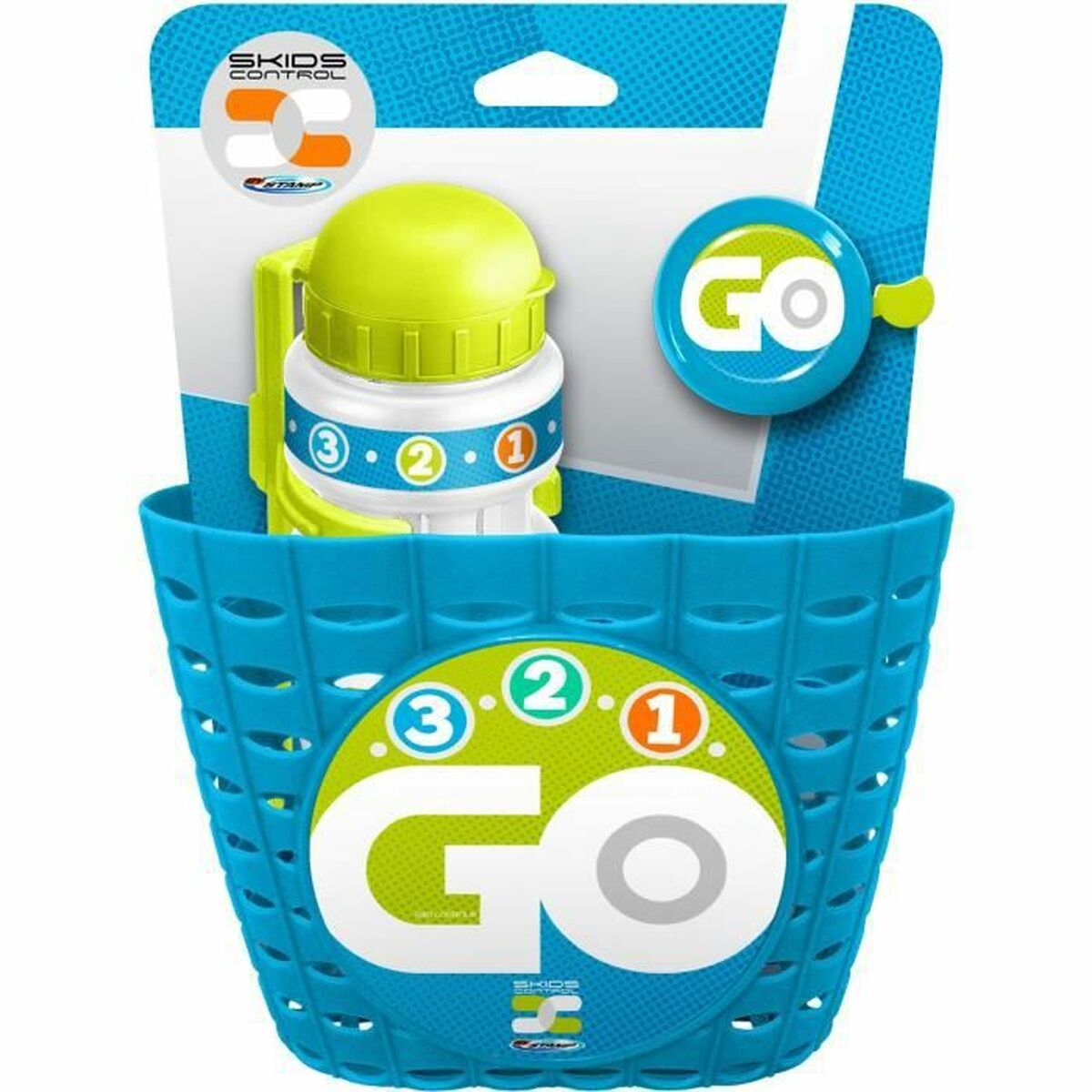 Set de accesorii Stamp Skids Control Combo Ciclism Albastru - Sport și în aer liber, Ciclism