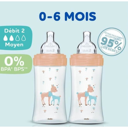Set de sticle pentru bebeluși Dodie 3 uds - Bebelus, Alăptarea și hrănirea