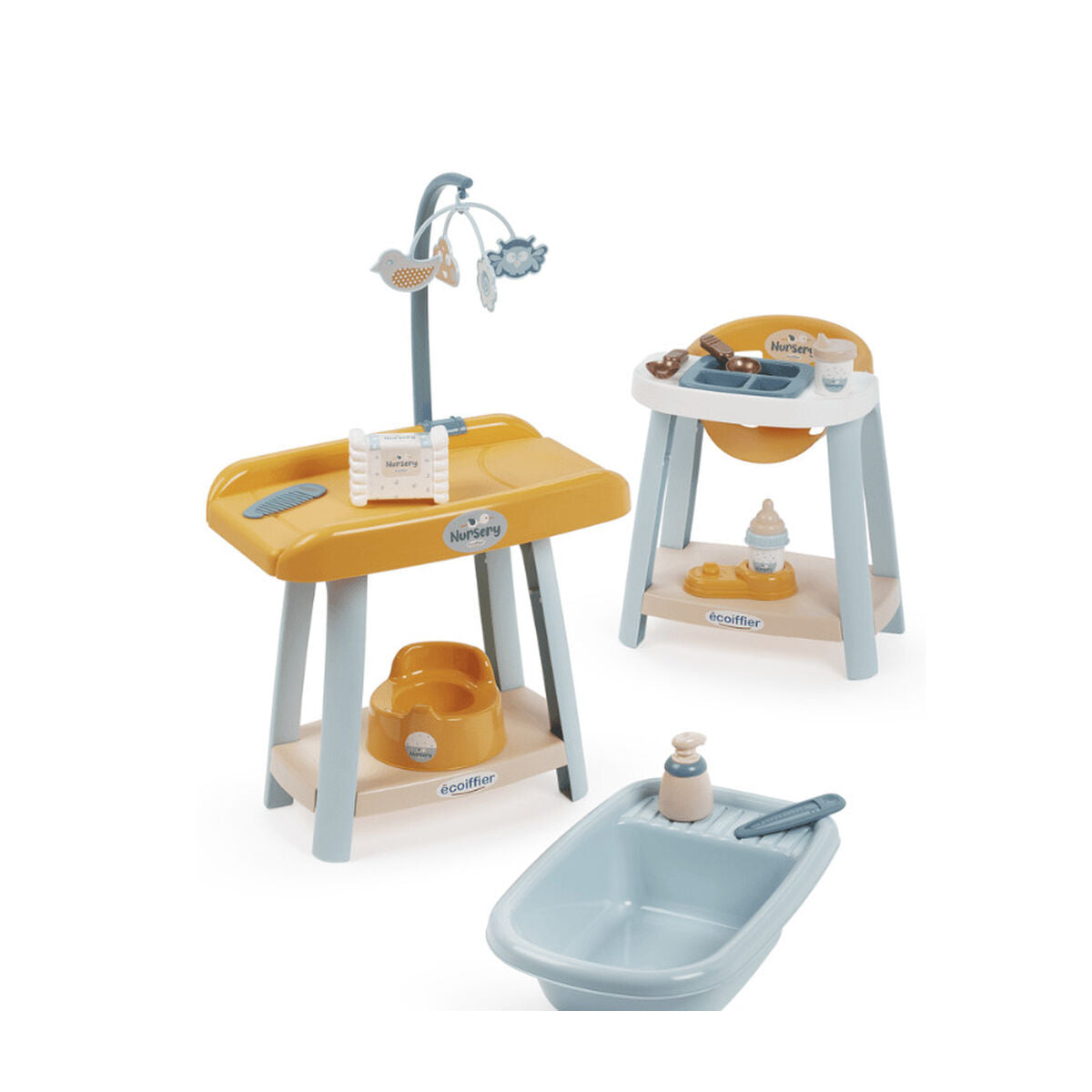 Set Cadă de Baie cu Accesorii pentru Păpușă Ecoiffier Doctor Poupon - Jucarii si jocuri, Păpuși și accesorii