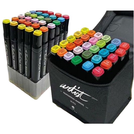 Set de Carioci Alex Bog Luxury Canvas Gama Artist 30 Piese Multicolor - Birou și papetărie, Pixuri, creioane și articole de scris